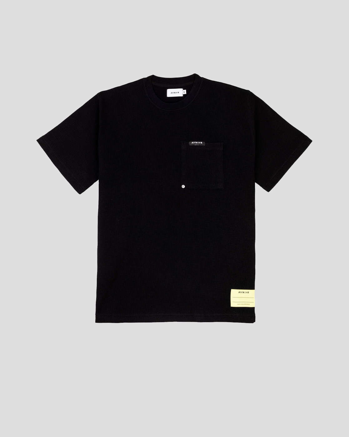 T-shirt Grid Black
